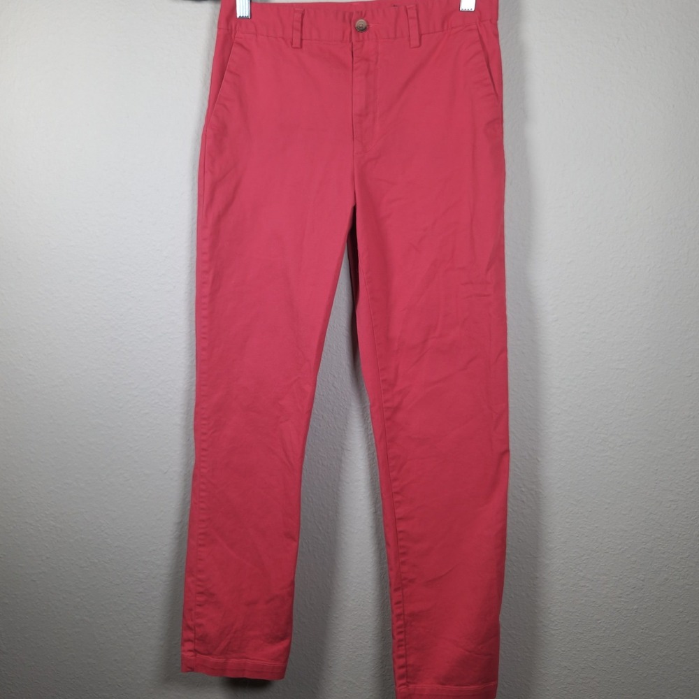 Polo Ralph Lauren Chino Pants Red Size 16 Boys Flat Front‎ Straight Leg